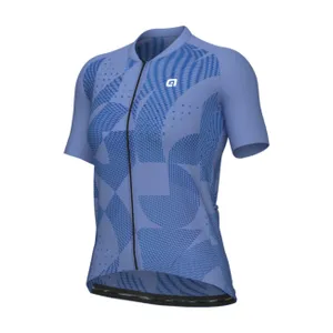 ALÉ Cyklistický dres s krátkym rukávom - PRAGMA ENJOY - modrá ALÉ Cyklistický dres s krátkym rukávom - PRAGMA ENJOY - modrá