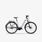 Trekingový bicykel - Trekingový elektrobicykel E-ACTV 900 Owuru nízky rám zelený Trekingový bicykel - Trekingový elektrobicykel E-ACTV 900 Owuru nízky rám zelený