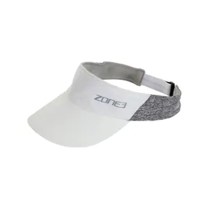 ZONE3 šilt - LIGHTWEIGHT RACE VISOR - biela/šedá ZONE3 šilt - LIGHTWEIGHT RACE VISOR - biela/šedá