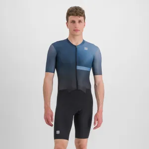 SPORTFUL Cyklistická kombinéza - BOMBER - čierna/modrá SPORTFUL Cyklistická kombinéza - BOMBER - čierna/modrá