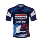 BONAVELO Cyklistický dres s krátkym rukávom - SOUDAL-QUICKSTEP 2025 - modrá/biela BONAVELO Cyklistický dres s krátkym rukávom - SOUDAL-QUICKSTEP 2025 - modrá/biela