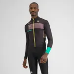 SPORTFUL Cyklistický dres s dlhým rukávom zimný - BREAKOUT SUPERGIARA THERMAL - čierna/zelená SPORTFUL Cyklistický dres s dlhým rukávom zimný - BREAKOUT SUPERGIARA THERMAL - čierna/zelená