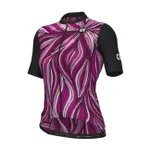 ALÉ Cyklistický dres s krátkym rukávom - PRAGMA ART - ružová ALÉ Cyklistický dres s krátkym rukávom - PRAGMA ART - ružová