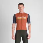 SPORTFUL Cyklistický dres s krátkym rukávom - SUPERGIARA 2 - oranžová/modrá SPORTFUL Cyklistický dres s krátkym rukávom - SUPERGIARA 2 - oranžová/modrá