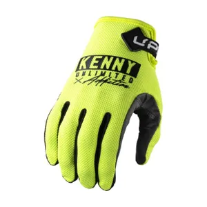 KENNY Cyklistické rukavice dlhoprsté - GLOVES UP - žltá KENNY Cyklistické rukavice dlhoprsté - GLOVES UP - žltá