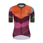 RIVANELLE Cyklistický dres s krátkym rukávom - SERENITY - fialová/červená RIVANELLE Cyklistický dres s krátkym rukávom - SERENITY - fialová/červená