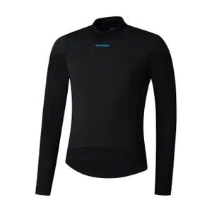SHIMANO Cyklistické tričko s dlhým rukávom - BEAUFORT LONG - čierna SHIMANO Cyklistické tričko s dlhým rukávom - BEAUFORT LONG - čierna