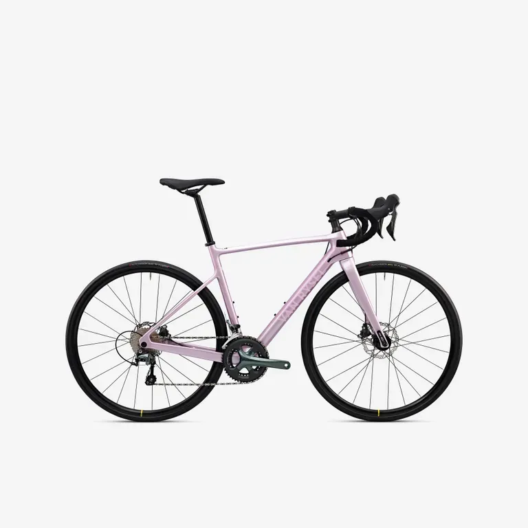 Cestný bicykel - Dámsky cestný bicykel NCR CF Tiagra svetlofialový Cestný bicykel - Dámsky cestný bicykel NCR CF Tiagra svetlofialový