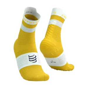 COMPRESSPORT Cyklistické ponožky klasické - PRO RACING SOCKS V4.0 RUN - žltá COMPRESSPORT Cyklistické ponožky klasické - PRO RACING SOCKS V4.0 RUN - žltá