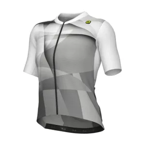 ALÉ Cyklistický dres s krátkym rukávom - SPRINTER R-EV1 - biela/fialová/šedá ALÉ Cyklistický dres s krátkym rukávom - SPRINTER R-EV1 - biela/fialová/šedá