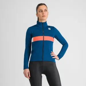 SPORTFUL Cyklistická zateplená bunda - NEO SOFTSHELL W - modrá SPORTFUL Cyklistická zateplená bunda - NEO SOFTSHELL W - modrá