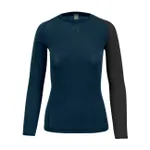 KARPOS Cyklistické tričko s dlhým rukávom - DINAMICO MERINO 130 W - modrá/čierna KARPOS Cyklistické tričko s dlhým rukávom - DINAMICO MERINO 130 W - modrá/čierna