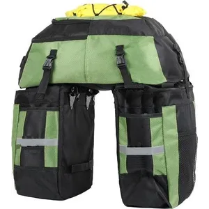 Šport a outdoor | Cyklistika | Cyklodoplnky | Tašky - Rhinowalk taška 3 v 1 na zadný nosič E20665BG 75 l zelená Šport a outdoor | Cyklistika | Cyklodoplnky | Tašky - Rhinowalk taška 3 v 1 na zadný nosič E20665BG 75 l zelená