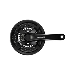 SHIMANO kľuky s prevodníkom - TOURNEY TY501 170mm 48/38/28 - čierna SHIMANO kľuky s prevodníkom - TOURNEY TY501 170mm 48/38/28 - čierna