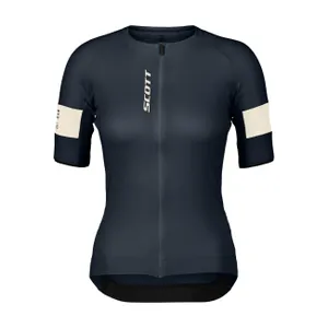 SCOTT Cyklistický dres s krátkym rukávom - ENDURANCE PRO W - modrá/biela SCOTT Cyklistický dres s krátkym rukávom - ENDURANCE PRO W - modrá/biela