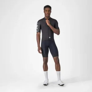 CASTELLI Cyklistický dres s krátkym rukávom - ENTRATA APEX - čierna CASTELLI Cyklistický dres s krátkym rukávom - ENTRATA APEX - čierna
