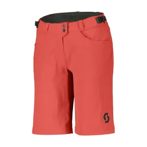 SCOTT Cyklistické nohavice krátke bez trakov - TRAIL FLOW W/PAD - červená SCOTT Cyklistické nohavice krátke bez trakov - TRAIL FLOW W/PAD - červená