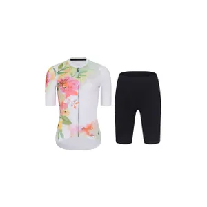 RIVANELLE Cyklistický krátky dres a krátke nohavice - FLOWERY LADY - čierna/viacfarebná RIVANELLE Cyklistický krátky dres a krátke nohavice - FLOWERY LADY - čierna/viacfarebná