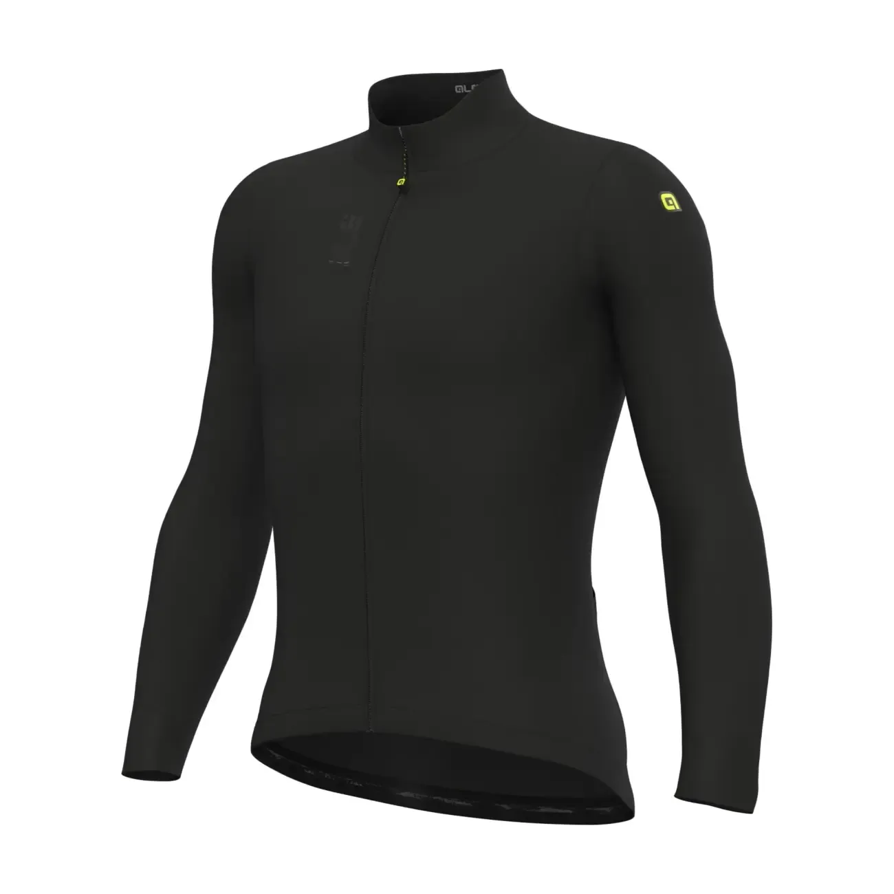 ALÉ Cyklistický dres s dlhým rukávom zimný - PRAGMA FONDO 3.0 - čierna ALÉ Cyklistický dres s dlhým rukávom zimný - PRAGMA FONDO 3.0 - čierna