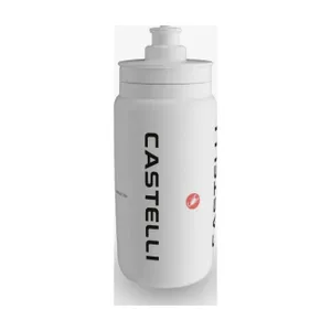 CASTELLI Cyklistická fľaša na vodu - LOGO - biela CASTELLI Cyklistická fľaša na vodu - LOGO - biela