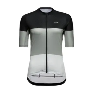 GORE Cyklistický dres s krátkym rukávom - SPIRIT STRIPES - čierna/šedá GORE Cyklistický dres s krátkym rukávom - SPIRIT STRIPES - čierna/šedá