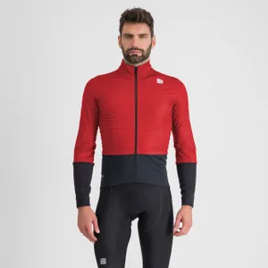 SPORTFUL Cyklistická vetruodolná bunda - TOTAL COMFORT - červená/čierna SPORTFUL Cyklistická vetruodolná bunda - TOTAL COMFORT - červená/čierna
