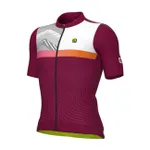 ALÉ Cyklistický dres s krátkym rukávom - ZIG ZAG PR-S - fialová ALÉ Cyklistický dres s krátkym rukávom - ZIG ZAG PR-S - fialová