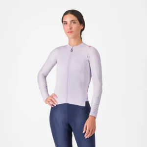 CASTELLI Cyklistický dres s dlhým rukávom letný - ESPRESSO - fialová CASTELLI Cyklistický dres s dlhým rukávom letný - ESPRESSO - fialová