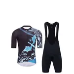 HOLOKOLO Cyklistický krátky dres a krátke nohavice - DRAGON - modrá HOLOKOLO Cyklistický krátky dres a krátke nohavice - DRAGON - modrá