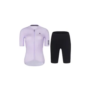 RIVANELLE Cyklistický krátky dres a krátke nohavice - VICTORIOUS ELITE - čierna/fialová RIVANELLE Cyklistický krátky dres a krátke nohavice - VICTORIOUS ELITE - čierna/fialová