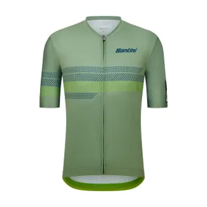 SANTINI Cyklistický dres s krátkym rukávom - IDEA - zelená SANTINI Cyklistický dres s krátkym rukávom - IDEA - zelená