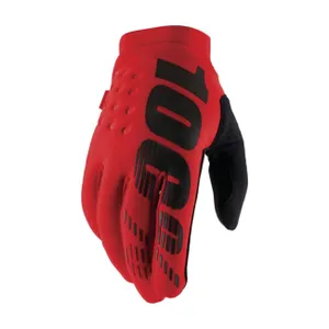 100% SPEEDLAB Cyklistické rukavice dlhoprsté - BRISKER - červená 100% SPEEDLAB Cyklistické rukavice dlhoprsté - BRISKER - červená