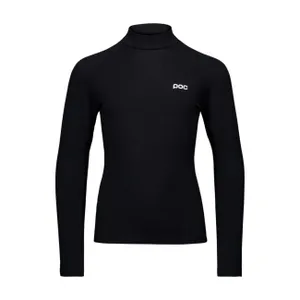 POC Cyklistické tričko s dlhým rukávom - MOCK NECK JERSEY Y - čierna POC Cyklistické tričko s dlhým rukávom - MOCK NECK JERSEY Y - čierna