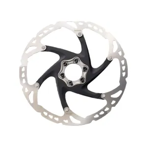 SHIMANO brzdový kotúč - DEORE XT - RT76 203mm - strieborná/čierna SHIMANO brzdový kotúč - DEORE XT - RT76 203mm - strieborná/čierna