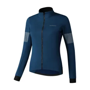 SHIMANO Cyklistická vetruodolná bunda - KAEDE LIGHT - modrá SHIMANO Cyklistická vetruodolná bunda - KAEDE LIGHT - modrá