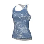 ALÉ Cyklistický dres bez rukávov - MARBLE PRAGMA - svetlo modrá/biela ALÉ Cyklistický dres bez rukávov - MARBLE PRAGMA - svetlo modrá/biela