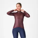 CASTELLI Cyklistická vetruodolná bunda - ARIA SHELL 2 W - bordová CASTELLI Cyklistická vetruodolná bunda - ARIA SHELL 2 W - bordová