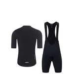 HOLOKOLO Cyklistický krátky dres a krátke nohavice - EYELET - čierna HOLOKOLO Cyklistický krátky dres a krátke nohavice - EYELET - čierna