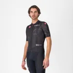 CASTELLI Cyklistický dres s krátkym rukávom - GIRO 108 COMPETIZIONE 3 - čierna CASTELLI Cyklistický dres s krátkym rukávom - GIRO 108 COMPETIZIONE 3 - čierna