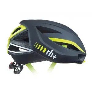 Cyklistická prilba RH+ Lambo, matt black shiny yellow fluo Cyklistická prilba RH+ Lambo, matt black shiny yellow fluo