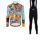 HOLOKOLO Cyklistický dlhý dres a nohavice - WILDLY II WINTER - viacfarebná/čierna HOLOKOLO Cyklistický dlhý dres a nohavice - WILDLY II WINTER - viacfarebná/čierna