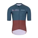 HOLOKOLO Cyklistický dres s krátkym rukávom - VIBES - šedá/červená HOLOKOLO Cyklistický dres s krátkym rukávom - VIBES - šedá/červená