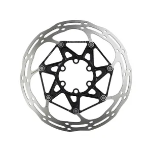 SRAM brzdový kotúč - CENTERLINE 2 PIECE 140mm - strieborná/čierna SRAM brzdový kotúč - CENTERLINE 2 PIECE 140mm - strieborná/čierna