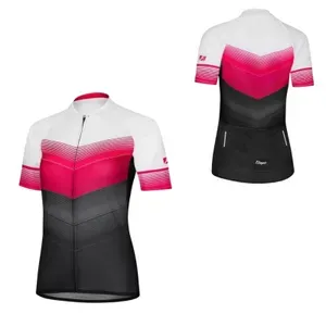 Dámsky cyklistický dres s krátkym rukávom Etape Violet ružová/čierna - XL Dámsky cyklistický dres s krátkym rukávom Etape Violet ružová/čierna - XL