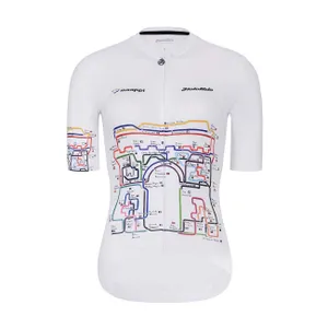 HOLOKOLO Cyklistický dres s krátkym rukávom - MAAPPI II. ELITE L - viacfarebná/biela HOLOKOLO Cyklistický dres s krátkym rukávom - MAAPPI II. ELITE L - viacfarebná/biela