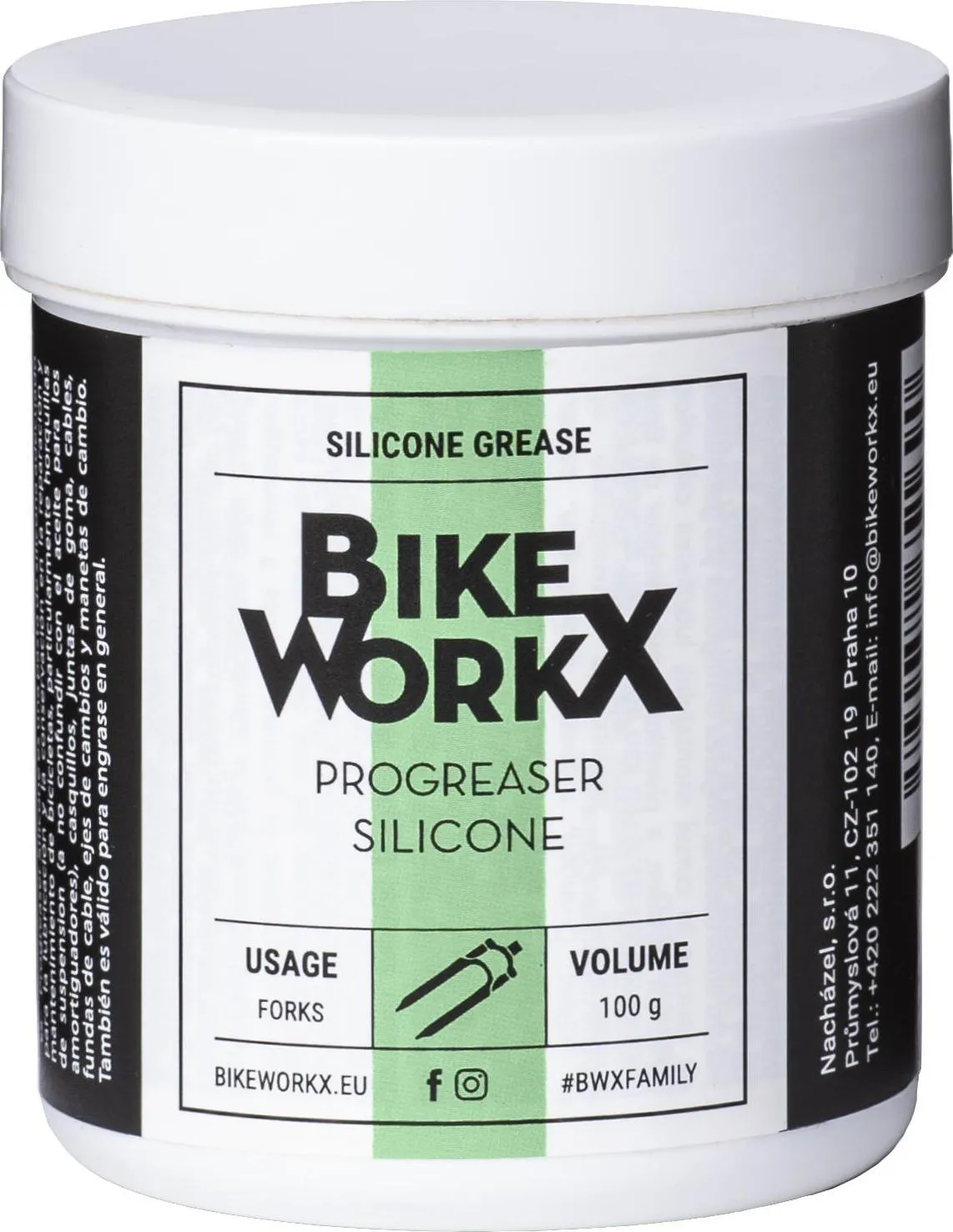 Šport a outdoor | Cyklistika | Čistiace a mazacie prostriedky | Mazivá a oleje - BikeWorkx Prograser Silicon 100 g Šport a outdoor | Cyklistika | Čistiace a mazacie prostriedky | Mazivá a oleje - BikeWorkx Prograser Silicon 100 g
