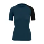 KARPOS Cyklistické tričko s krátkym rukávom - DINAMICO MERINO 130 W - modrá/čierna KARPOS Cyklistické tričko s krátkym rukávom - DINAMICO MERINO 130 W - modrá/čierna