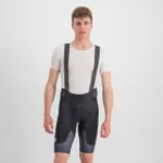 SPORTFUL Cyklistické nohavice krátke s trakmi - SHIELD - čierna SPORTFUL Cyklistické nohavice krátke s trakmi - SHIELD - čierna