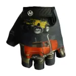 HAVEN Cyklistické rukavice krátkoprsté - DREAM KIDS - červená/žltá/čierna HAVEN Cyklistické rukavice krátkoprsté - DREAM KIDS - červená/žltá/čierna