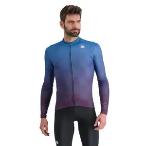Pánsky cyklistický dres s dlhým rukávom SPORTFUL Rocket thermal jersey, blue denim nightshade Pánsky cyklistický dres s dlhým rukávom SPORTFUL Rocket thermal jersey, blue denim nightshade